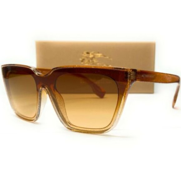 Burberry Women's Transparent Yellow Sunglasses! - Picture 1 of 3